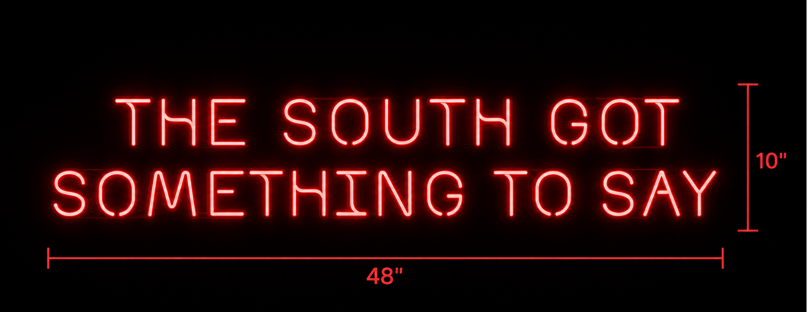 Custom personalized neon sign