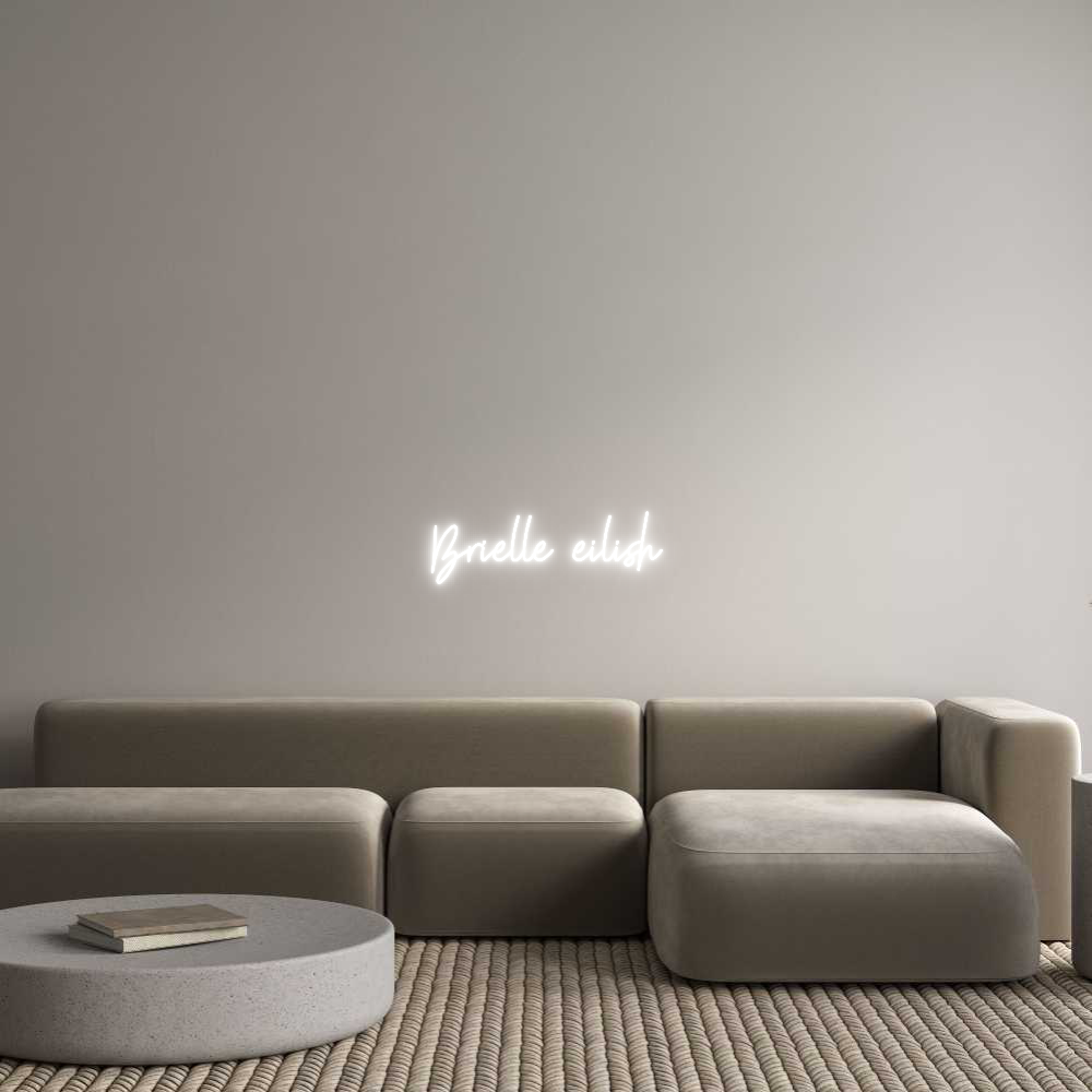 Custom neon Online by yourself Brielle eilish