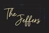 The Jeffers neon sign