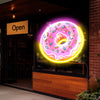 UV printing doughnut neon art
