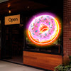 UV printing doughnut neon art