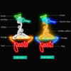 Pasta noodles neon art