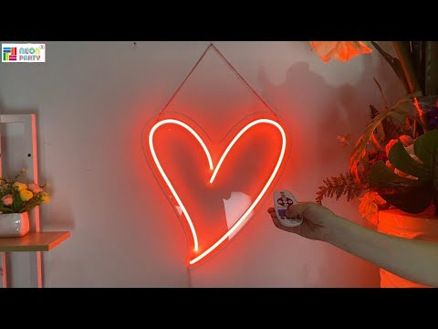 Love Heart Neon Lights