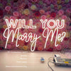 WILL YOU Marry Me neon light