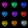 Personalised Heart Neon Light
