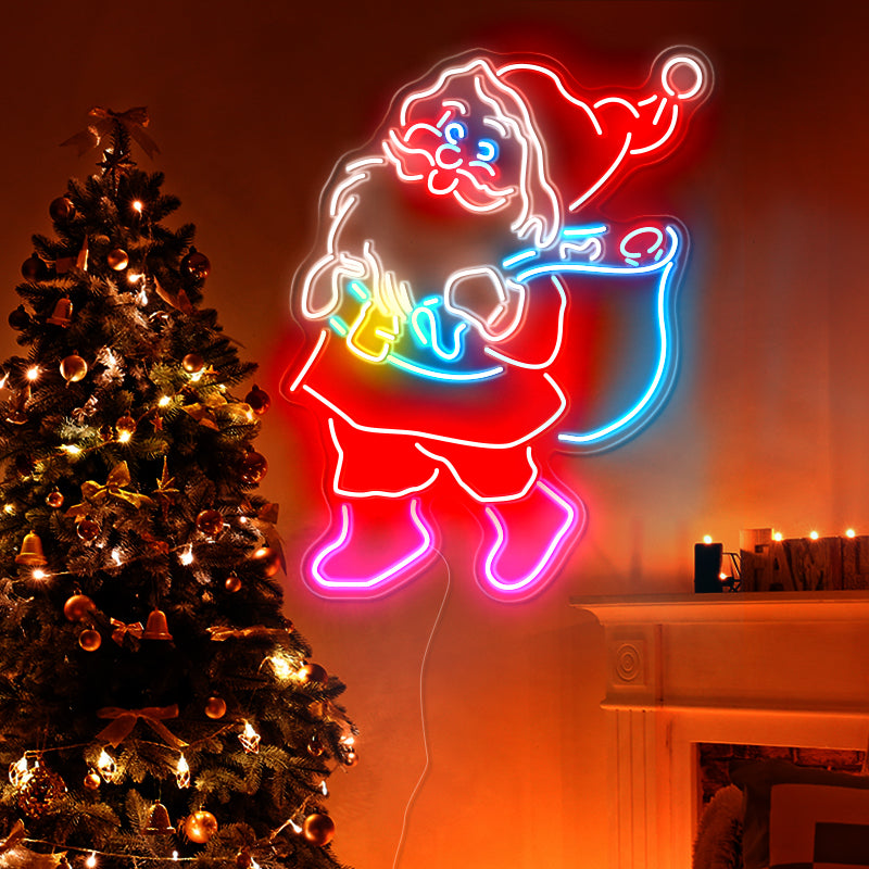 Santa Claus neon light sign - neonpartys