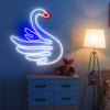 Swan neon sign