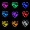 Heart (You + Me) led signs