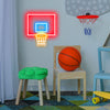 Cool Basketball Frame Neon Wall Art