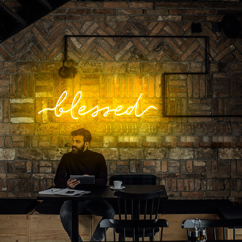 Blessed Neon Wall Art