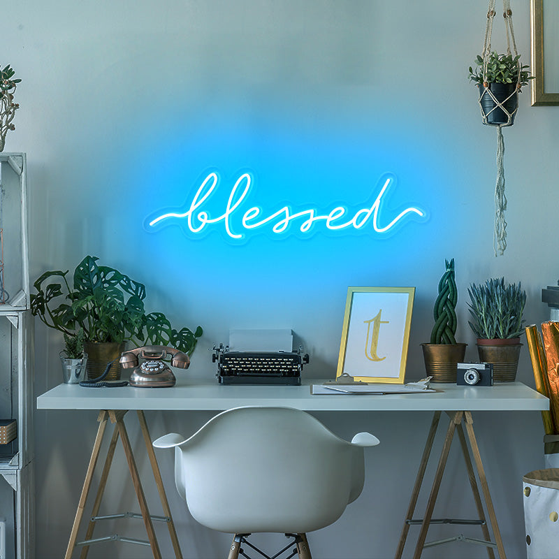 Blessed Neon Wall Art