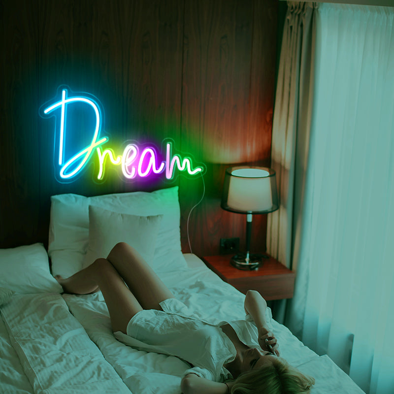 Dream neon signs for bedroom