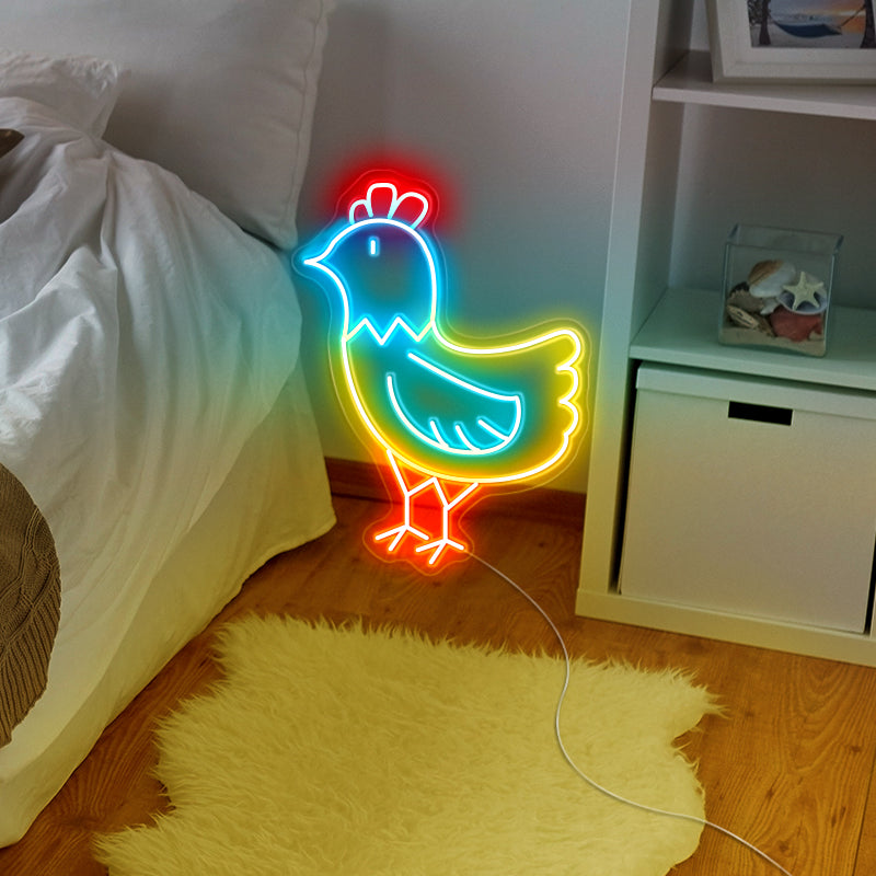 Easter hatching chick neon sign - neonpartys