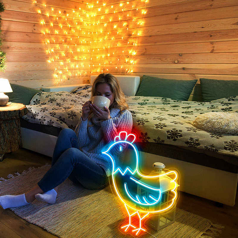 Chicken Neon Sign | Custom Cute Neon Light