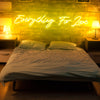 Everything for Love Bridal shower neon lights
