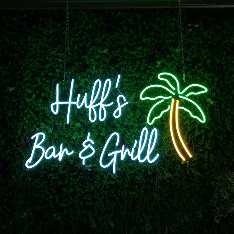 Huff's Bar & Grill Neon Lights