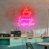 Custom Name Coffee Bar Neon