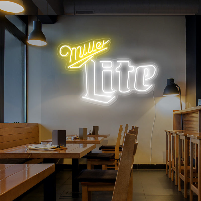 Miller Lite Neon sign - neonpartys