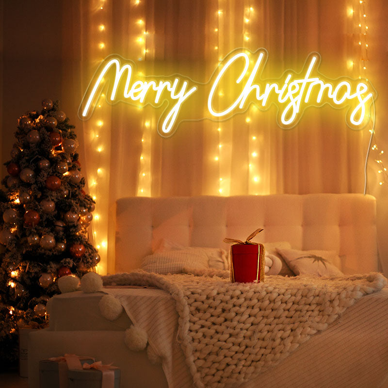 Merry Christmas neon sign - neonpartys