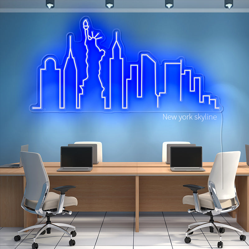 New york skyline - neonpartys