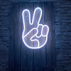 Peace Hand Neon Sign - neonpartys