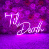 Til Death led lights - neonpartys