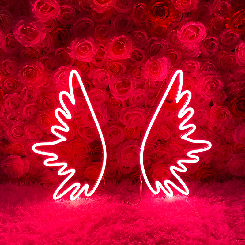 Angelic Wings Neon Sign