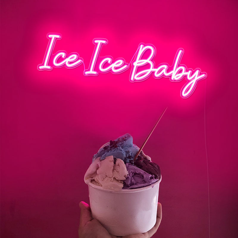 Ice Ice Baby Neon Signs