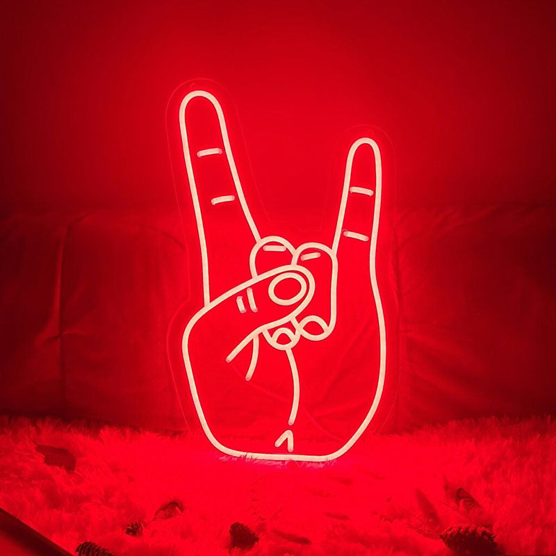 Rock love you signs - neonpartys