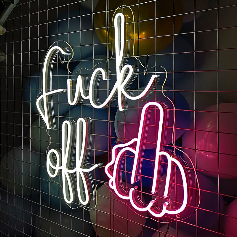 Fuck off neon signs - neonpartys